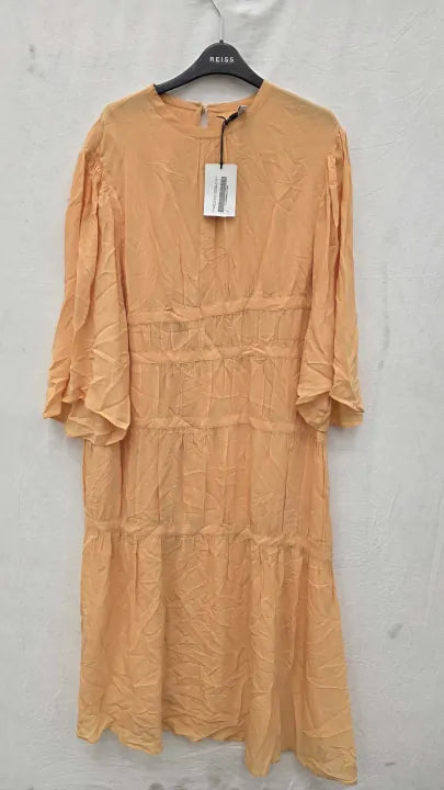 & Other Stories - Orange Relaxed Fit Dress Size: Small