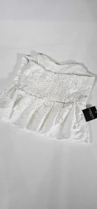 Ro & Zo - Lace Bustier Top - Multi Size: Uk10