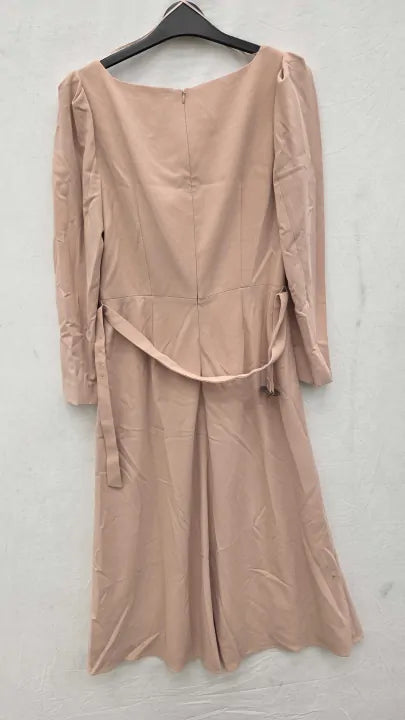L K Bennett - Pink Katerina Midi Dress Size: Uk 12
