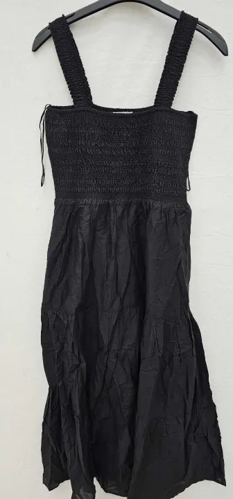 Seafolly - Black Beach House Dress - Black Size: M