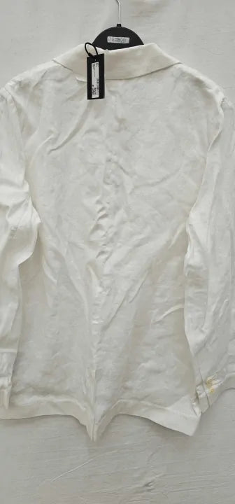 Superdry-w5010166a Optic-14-white-white Hemp Blazer-white Size: Uk14