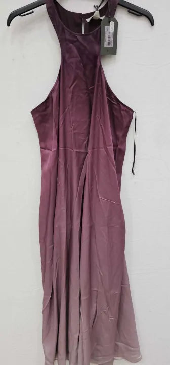 All Saints - Pink Verna Kai Ombre Dress - Pink Size: Uk10