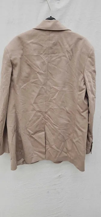 Mara Mara Beige Cotton Blend Jacket Size: Large