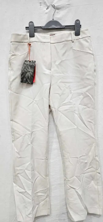 Max&co. - Ivory Iortensi Trouser - Cream Size: Uk14