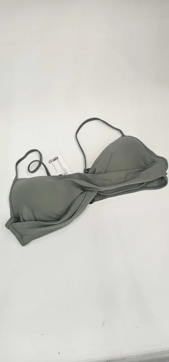 Jets-j40256 Olive-10-green-olive Bandeau Bikini Top-green Size: Uk10