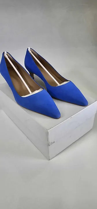 Lk Bennett Ava Suede Kitten Heels Size: 37