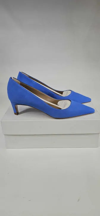 Lk Bennett Ava Suede Kitten Heels Size: 37