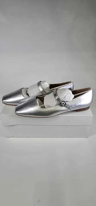 L K Bennett - Silver Willow Leather Pumps - Silver Size: 39