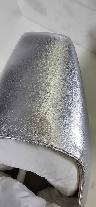 L K Bennett - Silver Willow Leather Pumps - Silver Size: 39