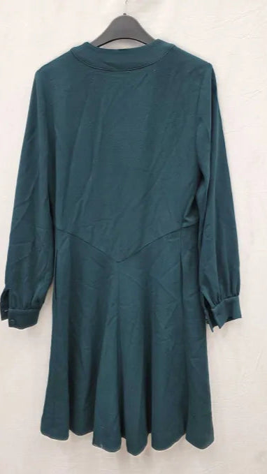 Hobbs London Green-leaf Green Lillian Dress Size: Uk 10