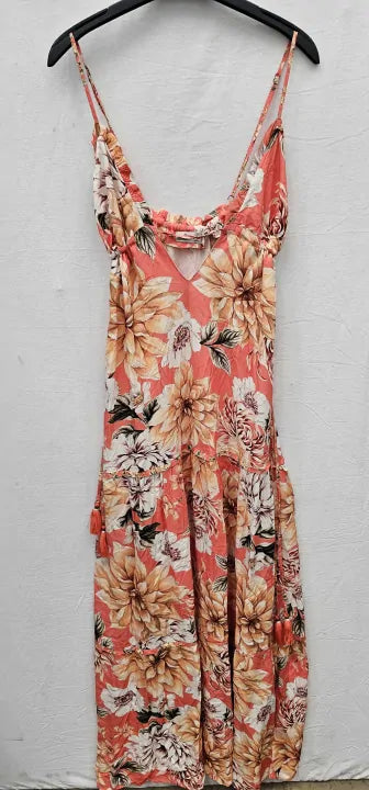 Maaji - Orange Secret Garden Phoebe Dress - Orange Size: S
