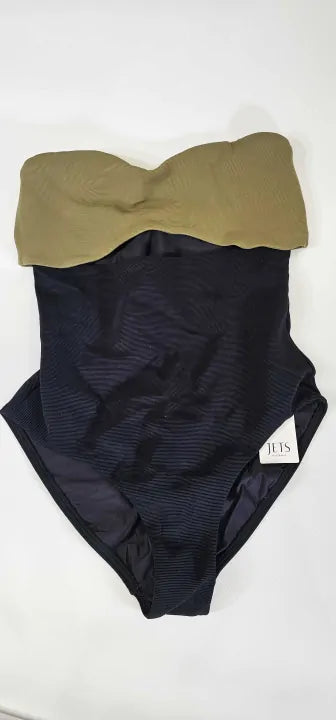 Jets - Versa Cutout Bandeau One Piece - Multi Size: Uk12