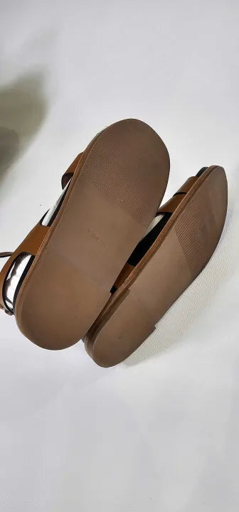 N°· Eleven - Tan Leather Strappy Sandal - Brown Size: Uk6