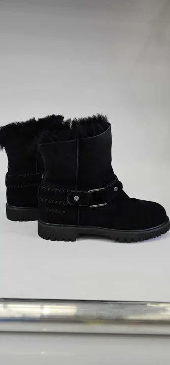 Everau-pheasant-black-6-black-women's Black Pheasant Mid Calf Boot-black Size: 6