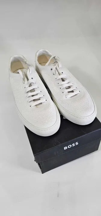 Boss - White Mirage Tenn Trainers - White Size: Uk12