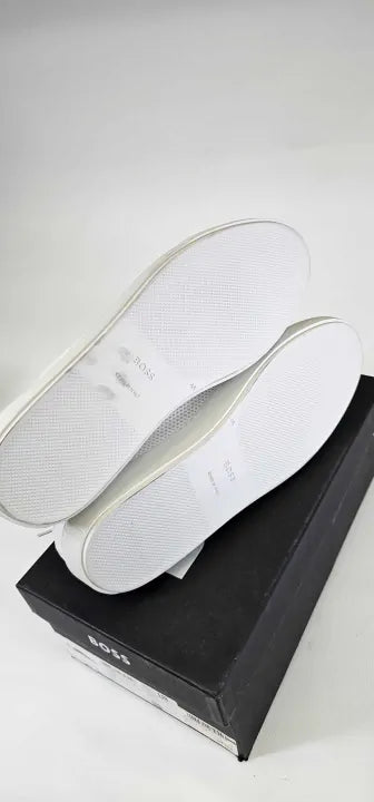 Boss - White Mirage Tenn Trainers - White Size: Uk12