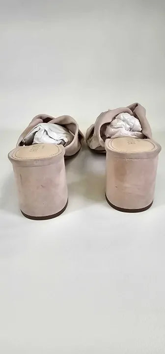 Hobbs London -Pink Rianna Suede Sandals Size: 40