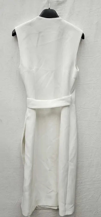 Ted Baker - Cream Molenaa Tailored Midi Dress - Cream Size: 0