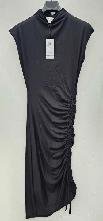 Reiss - Black Birdie Mini Jersey Dress - Black Size: Uk8