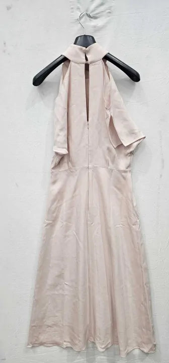 Reiss - Nude Andressa Short Sleeve Dress - Beige Size: Uk8