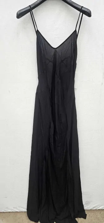 Mango X Victoria Beckham - Black Cami Maxi Dress - Black Size: Uk10