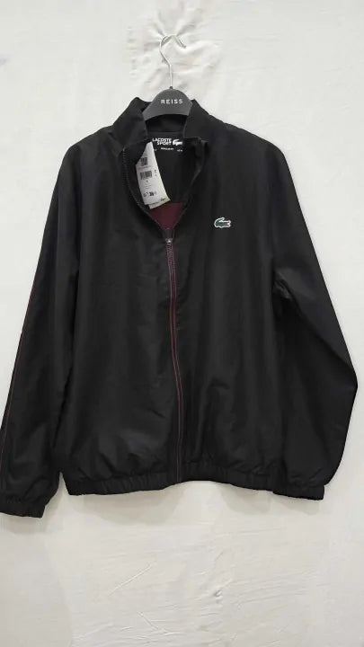 Lacoste - Black Two Piece Tracksuit Size: M
