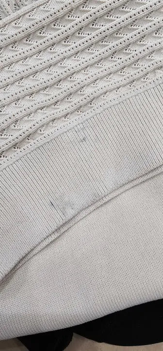 Reiss - Stone Sigmund Textured Polo Shirt - Beige Size: Xs