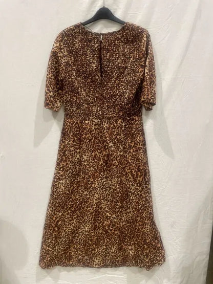 Whistles - Multi Marble Spot Veda Midi Dress Size: Uk 14