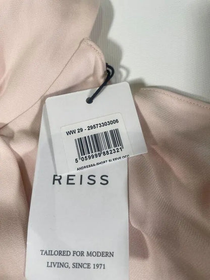 Reiss - Nude Andressa Short Sleeve Dress Size: Uk 6 deal !!