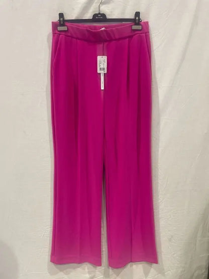 Joseph Ribkoff - Pink Wide Leg Trousers Size: Uk 14