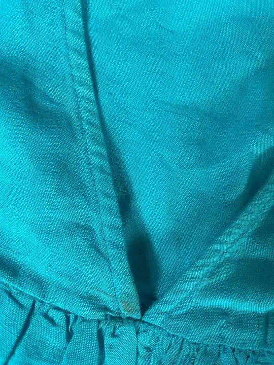 Whistles - Turquoise Gloria Linen Blend Dress Size: Uk 12 deal !!