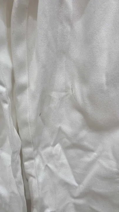 Reiss - White Harper Cotton Trousers Size: Uk 8R deal !!