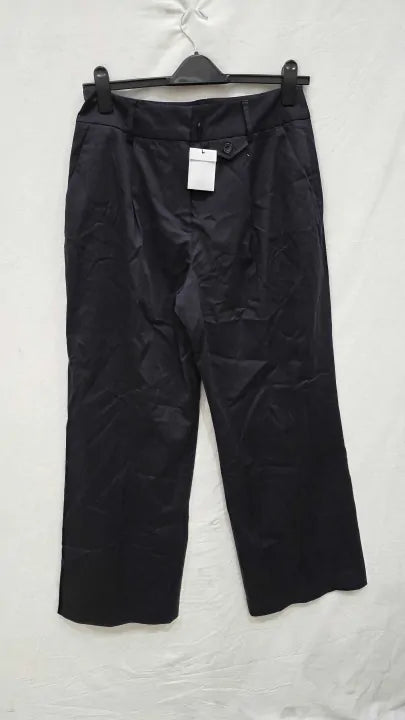 Whistles - Navy Tess Full Length Trousers Size: Uk 14 deal !!