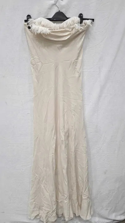 Victoria Beckham - White Corset Detail Dress Size: Uk 8