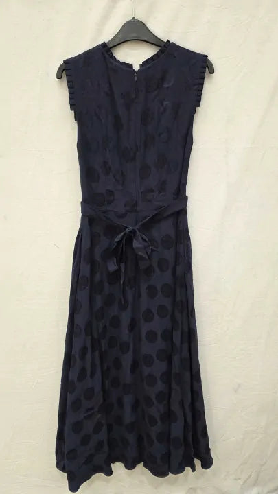 Hobbs London Ashley Jacquard Spot Dress Size: Uk 8
