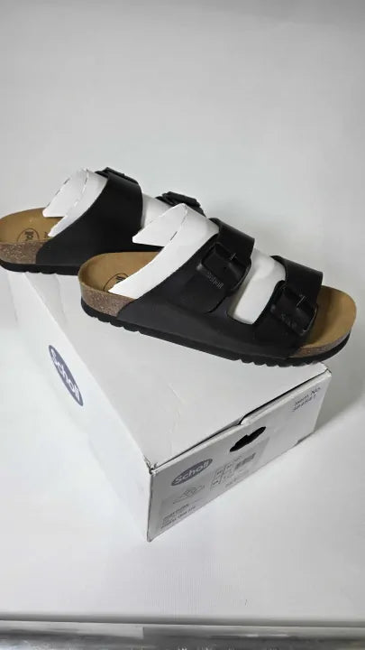Scholl - Women's Black Josephine Sandal Size: Uk 4