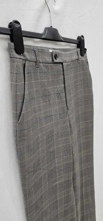 & Other Stories - Coffee Checked Tailored Trousers - Beige Size: Eu34