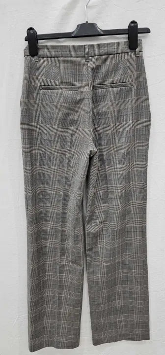 & Other Stories - Coffee Checked Tailored Trousers - Beige Size: Eu34
