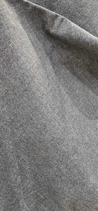 Mango - Grey Asymmetrical Drape Midi Dress - Grey Size: L