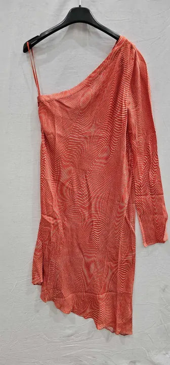 & Other Stories - Orange Fern Midi Dress - Orange Size: S