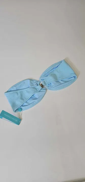 Melissa Odabash - Melbourne Top Sky Ridges - Blue Size: Uk14