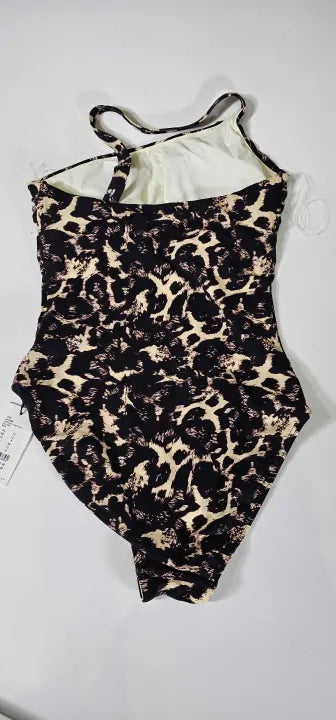 Jets - Black Allure One Shoulder Swimsuit - Black Size: Uk12
