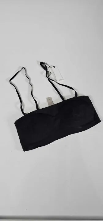 Janet Reger - Barely Decent Multiway Bandeau Bralette Black - Black Size: 34A