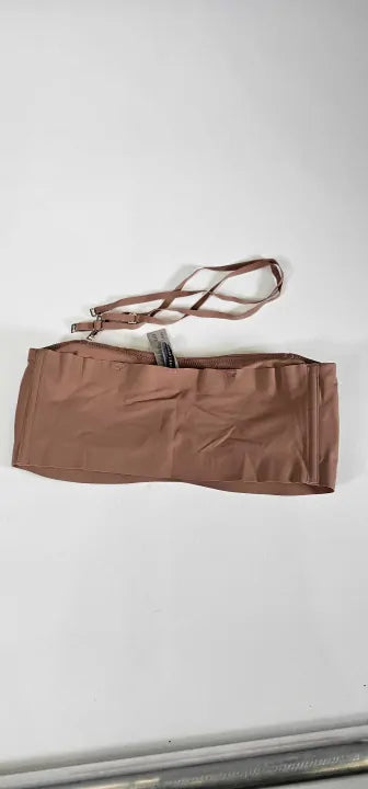 Janet Reger - Barely Decent Multiway Bandeau Bralette Amber - Orange Size: 36C