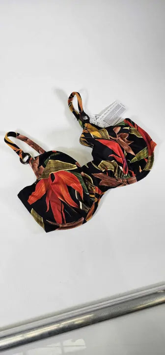 Fantasie - Black Pichola Gathered Full Cup Bikini Top - Black Size: 38Ff