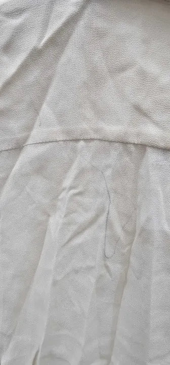 Mango - Ecru Button Through Shirt - Cream Size: M