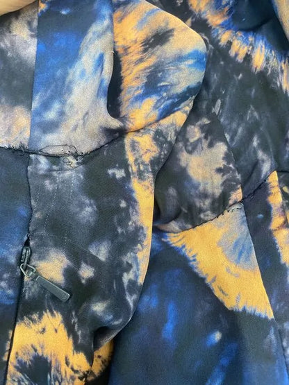 Whistles - Blue Elena Tie Dye Midi Dress Size: Uk 8