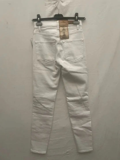 Polo Ralph Lauren - White High Rise Slim Stretch Jeans Size: 25