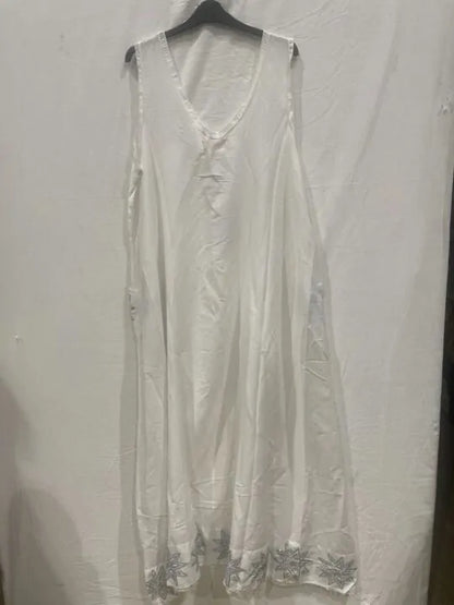 Pranella - Bazra Dress White Size: M/l