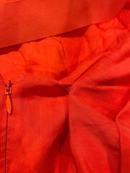 Cos - Orange Bustier Dress Size: Uk 14